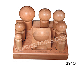 Wooden Dapping Punches & Block