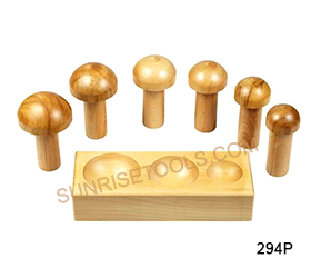 Wooden Dapping Mushroom Punches