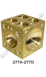 Doming Block Brass